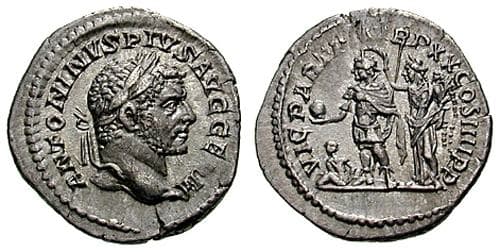 RIC 299e Sear 6893 Caracalla AR Denarius