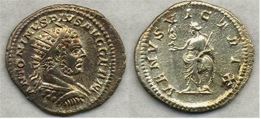 RIC 311v Caracalla AR Antoninianus