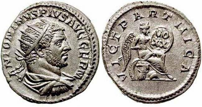 RIC 314b Caracalla, AR Antoninianus, 213-217 AD, Rome