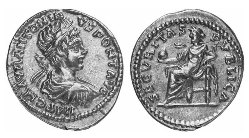 RIC 332 Sear 6887 Caracalla Denarius