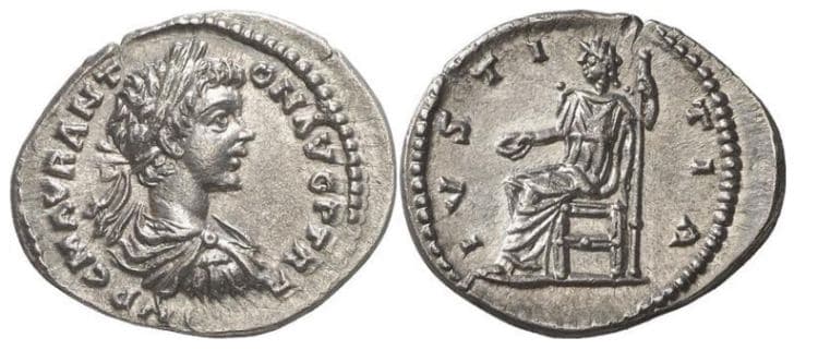 RIC 335 Sear 6811 Caracalla Denarius