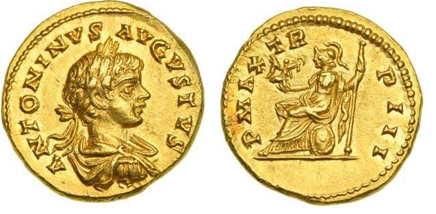 RIC 342b Caracalla, 198-217 AD