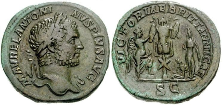 RIC 464 Sear 6958 Caracalla AE Sestertius