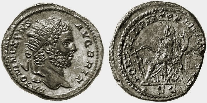 RIC 485a Caracalla, AE dupondius, 27mm, 13