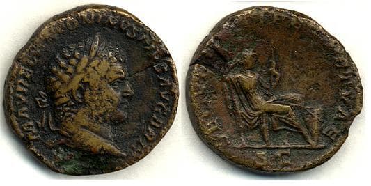 RIC 512c Caracalla AE Sestertius