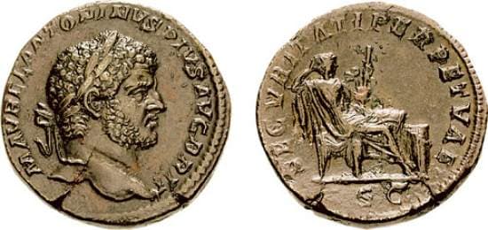 RIC 512d Caracalla AE Sestertius