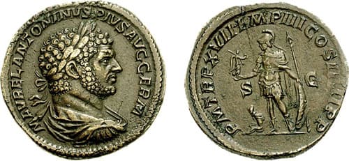 RIC 524a Sear 6930 Caracalla AE Sestertius