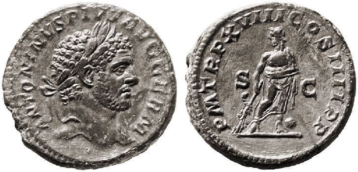 RIC 553a Caracalla AE As