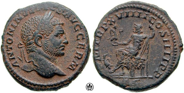 RIC 559a Caracalla AE As