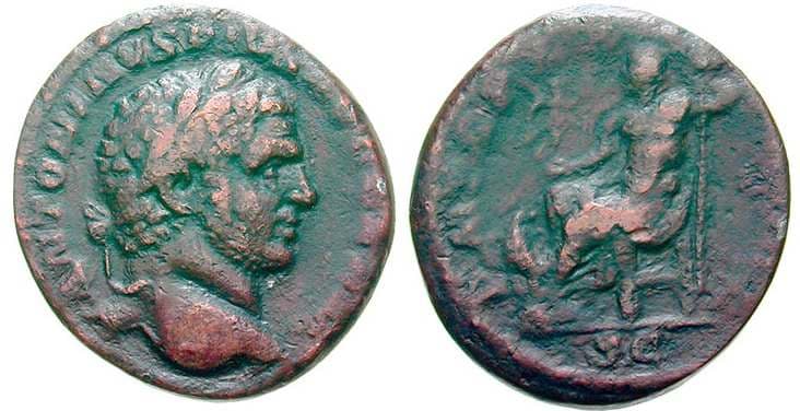 RIC 568b Caracalla AE As, AD 198-217