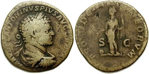 RIC 572a Caracalla AE Sestertius
