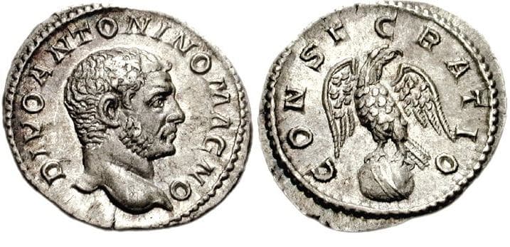RIC 717[SevAlex] Divus Caracalla Denarius