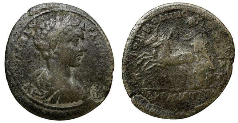 Acrasus BMC 26 Caracalla, AE32 of Acrasus, Lydia