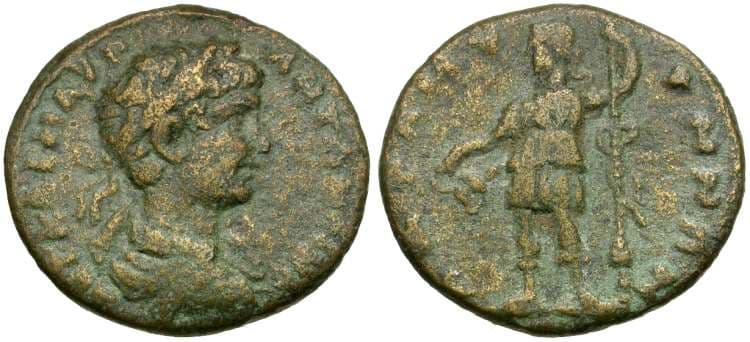 Adramyteion Stauber 208 Caracalla, AE20 of Adramyteion, Mysia