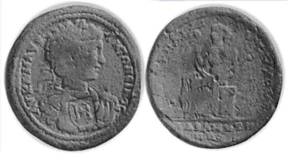 Adramyteon Fritze 129 Caracalla, AE37 of Adramyteum, Mysia