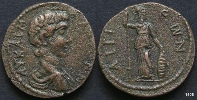Aigion Kroll 67 Caracalla AE25 of Aigion-Aigium, Achaia