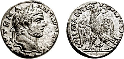 Ake-Ptolemais Prieur 1223 Caracalla AR Tetradrachm of Ake-Ptolemais, Phoenicia
