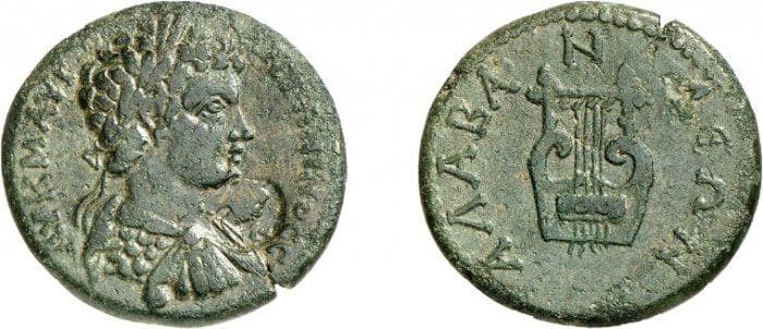 Alabanda BMC 45 Caracalla AE of Alabanda, Caria