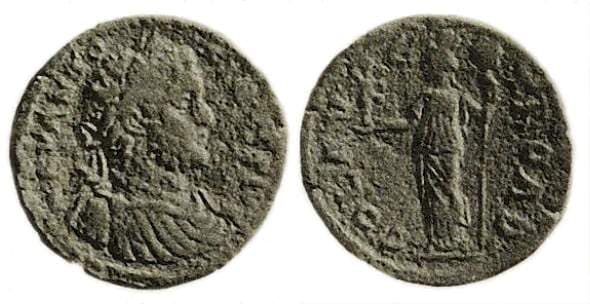 Alexandria-Troas Bellinger 274 Caracalla, AE25 of Alexandria, Troas