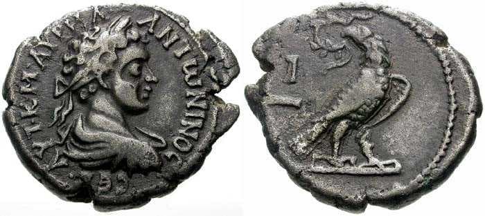 Alexandria Emmett 2760 Caracalla AE Tetradrachm of Alexandria, Egypt