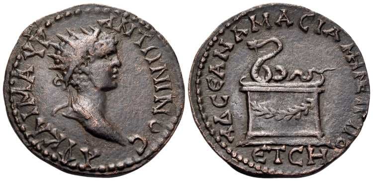 Amaseia Burstein 494 Caracalla, AE22, Amasia, Pontus
