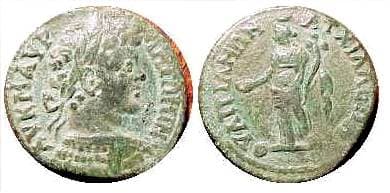 Anchialus Moushmov 2851 Caracalla AE27 of Anchialus, Thrace