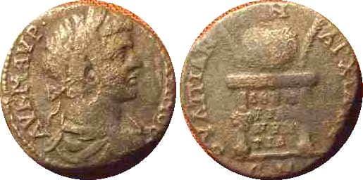 Anchialus Varbanov 400 Caracalla, AE26 of Anchialus, Thrace