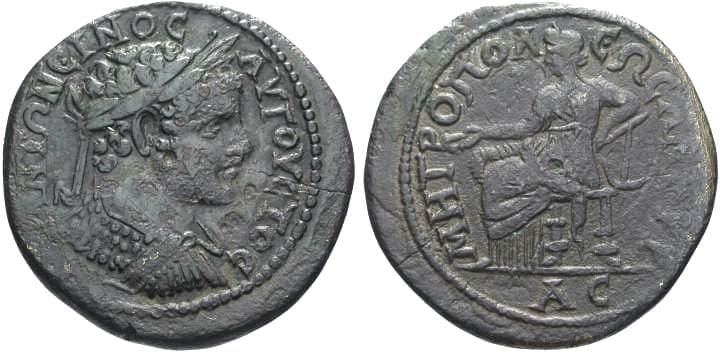 Ankyra Galatia Righetti III 497 Caracalla, AE31 of Ankyra, Galatia