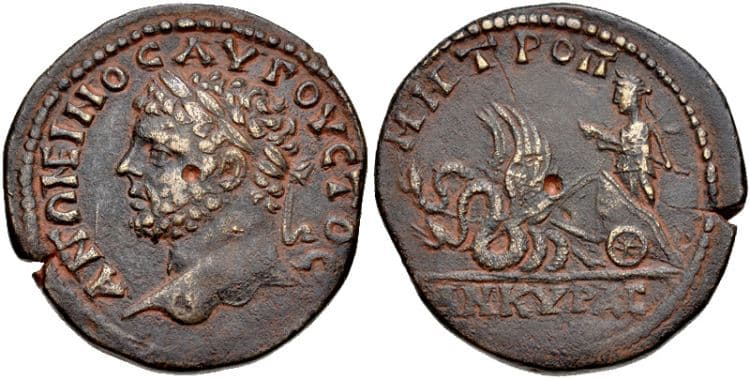 Ankyra Galatia wwxls 13917 Caracalla, AE28 of Ankyra, Galatis