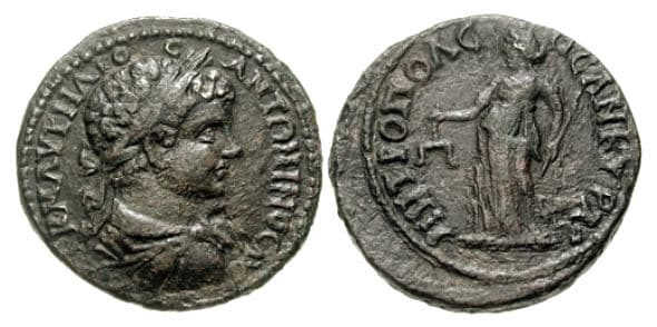 Ankyra Galatia wwxls 13920 Caracalla AE30 of Ankyra, Galatia