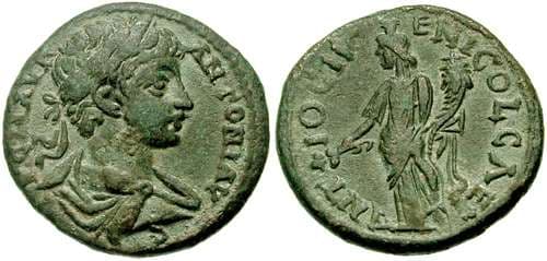 Antioch Pisidia BMC 41 Caracalla AE 23mm of Pisidia, Antioch