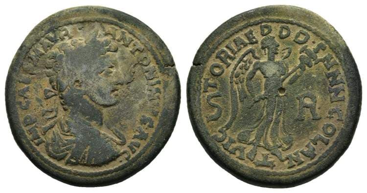 Antioch Pisidia Krzy 27 var Caracalla, AE34 of Antioch, Pisidia