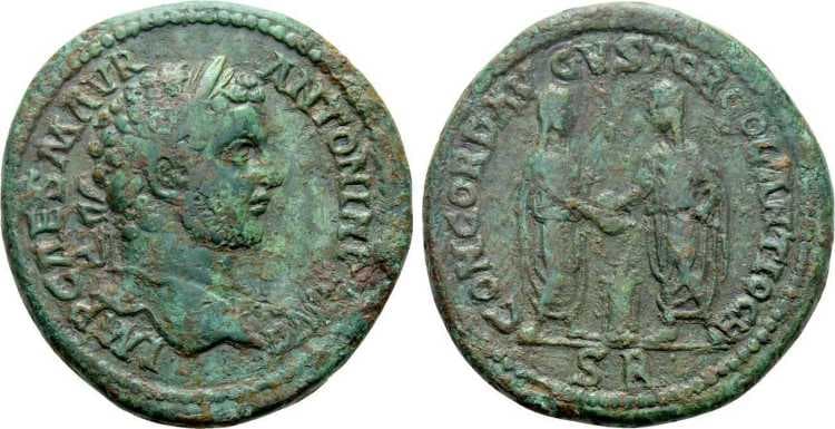 Antioch Pisidia Naumann 108, 481 Caracalla, AE34 of Antioch, Pisidia