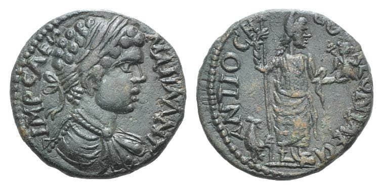 Antioch Pisidia SNG France 1148 Caracalla AE21 of Antioch, Pisidia