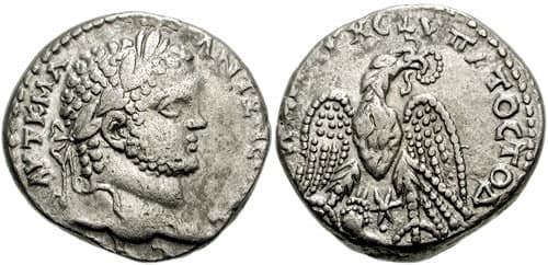 Antioch Prieur 244 Caracalla AR Tetradrachm of Antioch, Syria