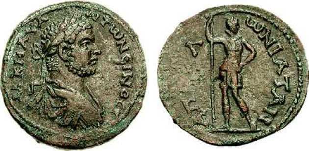 Apollonia Leypold 8 Caracalla, AE31 of Apollonia, Illyria