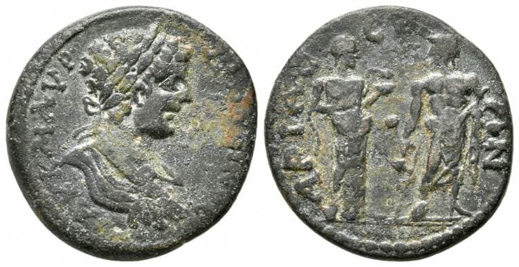 Ariassus Aulock Pisidien 433 Caracalla, AE23 of Ariassus, Pisidia