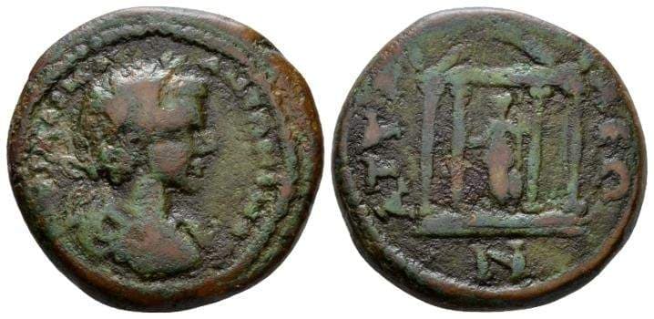 Attaleia Pamphylia Baydur 281 Caracalla, AE25 of Attaleia, Pamphylia