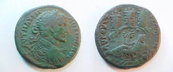 AugustaTraiana Moushmov 3069 Caracalla AE31 of Augusta Traiana, Thrace