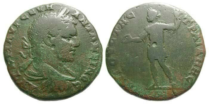 Augusta Traiana Varbanov 1138 Caracalla, AE28 of Augusta Traiana, Thrace