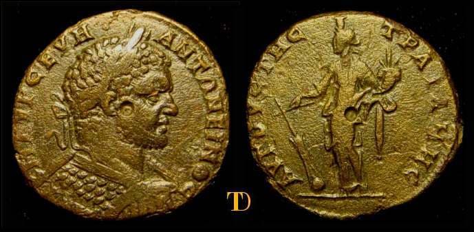 Augusta Trajana Varbanov 1222v Caracalla AE28 of Augusta Traiana, Thrace