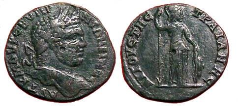 Augusta Trajana Varbanov 1088 Caracalla, AE30 of Augusta Trajana, Thrace