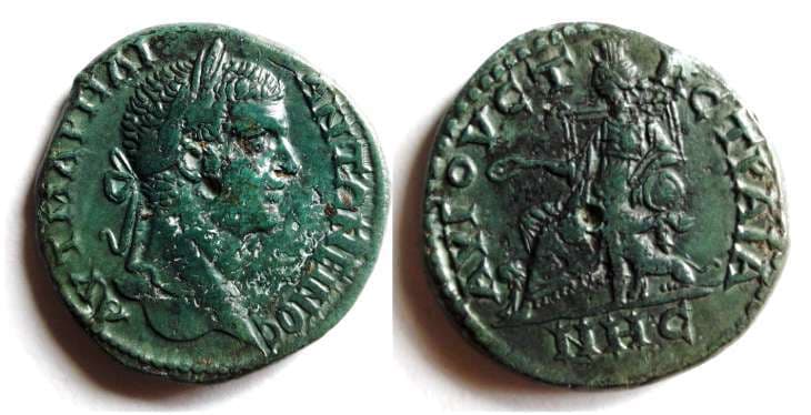 Augusta Trajana Varbanov 1106 Caracalla, AE28 of Augusta Traiana, Thrace