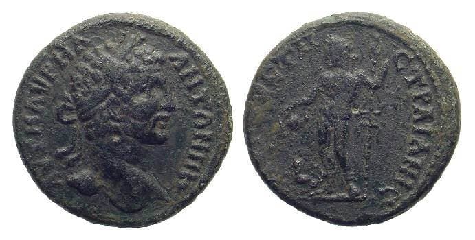 Augusta Trajana Varbanov 1120 Caracalla, AE29 of Augusta Trajana, Thrace