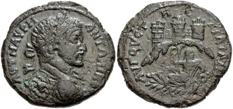 Augusta Trajana Varbanov 1188 Caracalla, AE28 of Augusta Trajana, Thrace