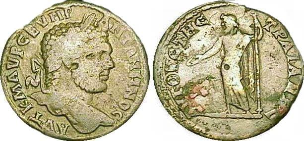 Augusta Trajana Varbanov 1231 Caracalla, AE30 of Augusta Trajana, Thrace