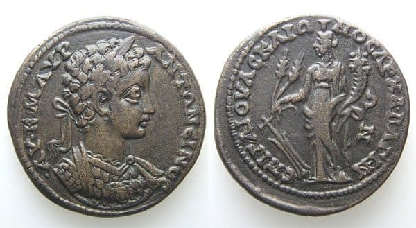 Bagis BMC 33 Caracalla, AE29 of Bagis, Lydia