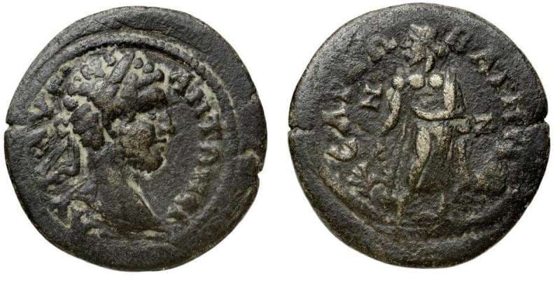 Bagis Waddington 4894 Caracalla AE19 of Bagis, Lydia, 198-217 AD