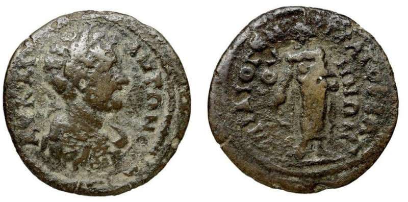Bagis Waddington 4895 Caracalla, AE19 of Bagis, Lydia