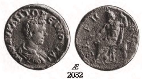 Baris Aulock Pisidien 261 Caracalla, AE26 of Baris, Pisidia
